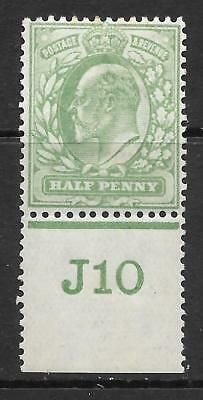 ½d Yellow-Green Control J10 perf with Co-ex rule MOUNTED MINT