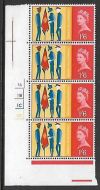 Sg 666a 1965 Salvation Army 1 6 Cyl (Ord) - Variety Extra Pearl UNMOUNTED MINT