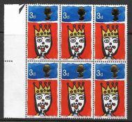 Sg 713pb 1966 3d Christmas - Phosphor - Missing T UNMOUNTED MINT