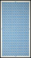XW6 4d Wales Regional Sheet 2 x 9.5mm Violet - Full sheet UNMOUNTED MINT/MNH