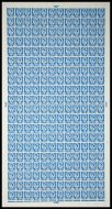 XW6 4d Wales Regional Sheet 2 x 9.5mm Violet - Full sheet UNMOUNTED MINT/MNH