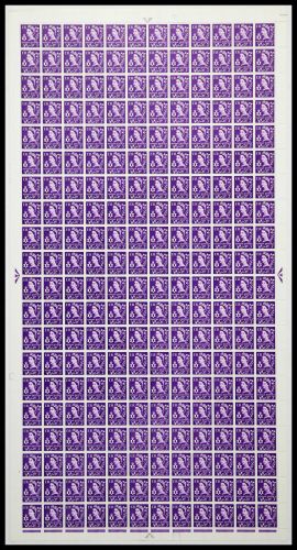 XN3 3d N.Ireland Regional 1CB Violet - Full sheet UNMOUNTED MINT