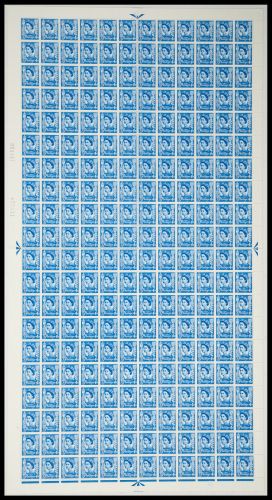 XJ6 4d Jersey Regional 2x9.5mm Violet Crowns - Full sheet UNMOUNTED MINT