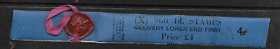 S13 Sg 516 1d Tudor watermark Vertical Delivery Coil leader X 4 UNMOUNTED MINT