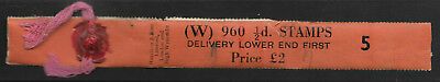 Sg 503 1 2d GVI Colour change Vertical Delivery Coil leader W5 UNMOUNTED MINT