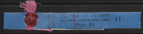 Sg 504 1d GVI Light Colours Vertical Delivery Coil leader X11 UNMOUNTED MINT