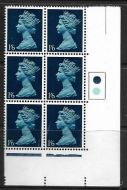 Sg 743Evc 1 6 Pre-decimal Machin PVA missing phosphor -  UNMOUNTED MINT