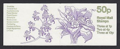 FB29 Sept 1984 Orchids (3rd of 4) - Cyl B27B7B8 50p Folded Booklet - good perfs