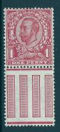 sg345wj 1d Scarlet Downey Wmk reversed UNMOUNTED MINT MNH