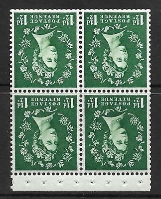 SB63a Wilding booklet pane Edward perf type AP UNMOUNTED MNT