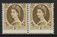 S139 1 - Wilding Multi Crowns variety - Misperf UNMOUNTED MINT