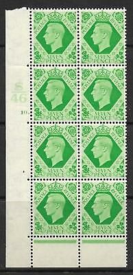 Sg 471 7d Dark colours S46 10 Dot perf 6B(E P) block 6 UNMOUNTED MINT MNH