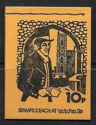 DN69 Dec 1974 Postal Uniforms 10p Stitched Booklet - good condition - complete