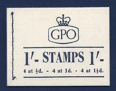 sg K3 1 - Wildings GPO booklet with all panes MNH