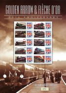 BC-092 GB 2005 80th Anniversary Golden Arrow Smiler sheet UNMOUNTED MINT