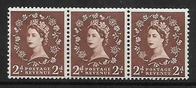 S37m 2d Wilding Edward Crown with variety - Retouched 2 UNMOUNTED MINT/MNH