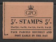 H17 5 - Wilding GPO booklet -  Dated Sept 55 UNMOUNTED MINT MNH