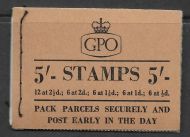 H18 5 - Wilding GPO booklet -  Dated Nov 55 UNMOUNTED MINT MNH