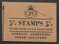 H24 5 - Wilding GPO booklet -  Dated Nov 56 UNMOUNTED MINT MNH