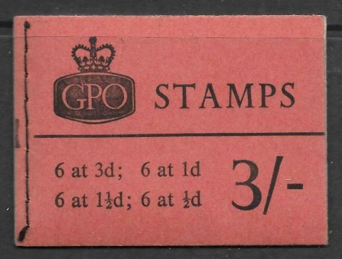 M43 3 - Wilding GPO booklet -  Dated Feb 62 UNMOUNTED MINT MNH