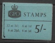 H73 5 - Wilding GPO booklet -  Dated Mar 65 UNMOUNTED MINT MNH