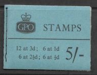 H47 5 - Wilding GPO booklet -  Dated Nov 60 UNMOUNTED MINT MNH