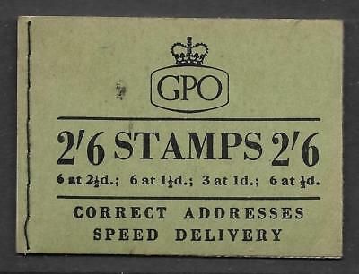 F36 2 6 Wilding GPO Booklet - complete - Nov 55 UNMOUNTED MINT