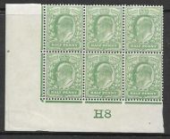 ½d Yellow-Green Control H8 (Co-Ex) perf type H1 plate 46 UNMOUNTED MINT