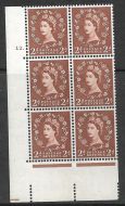 2d Wilding Edward Crown cylinder 12 Dot perf type A(E/I) UNMOUNTED MINT