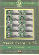 BC-007 GB 2002 Norwich City FC Smiler sheet UNMOUNTED MINT