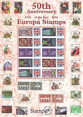 BC-94 GB 2006 Europa Stamps OP Stampex - Scarce Smiler sheet UNMOUNTED MINT