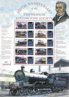 BC-205 GB 2009 Stephenson Locomotive Society Smiler sheet UNMOUNTED MINT