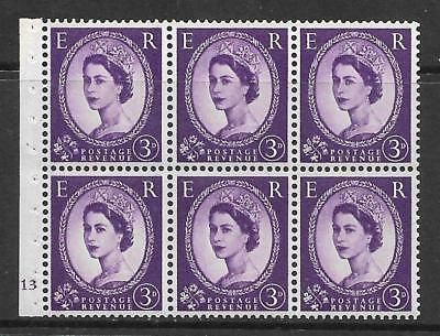 SB92 Wilding booklet pane M C on Cream cylinder K13 No Dot UNMOUNTED MNT