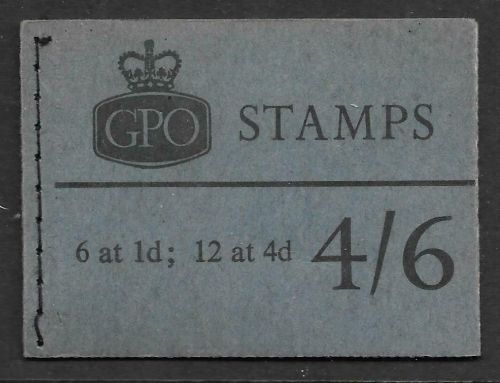 L69p 4 6 Wilding GPO booklet - Nov 1967 UNMOUNTED MINT