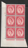 2½d Wilding Edward Crown cyl 37 Dot perf type A(E/I) UNMOUNTED MINT