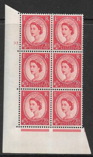 2½d Wilding Edward Crown cyl 37 Dot perf type A(E/I) UNMOUNTED MINT