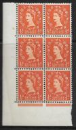 ½d Wilding Multi Crown on Cream Cyl 3 Dot perf A(E/I) UNMOUNTED MINT