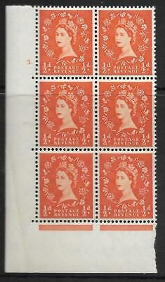 ½d Wilding Multi Crown on Cream Cyl 3 Dot perf A(E/I) UNMOUNTED MINT