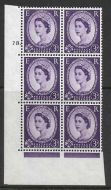 3d Wilding Multi Crown on White Cyl 78 Dot perf A(E/I) UNMOUNTED MINT/MNH