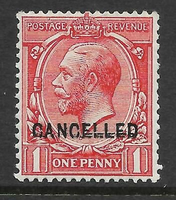 Sg 357w 1d Royal Cypher Overprinted CANCELLED type 24 UNMOUNTED MINT