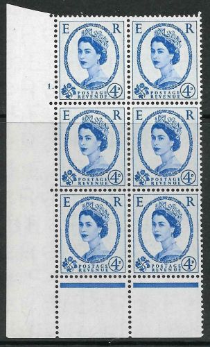 4d Wilding Edward Crown cyl 1 Dot Perf C(E P) UNMOUNTED MINT