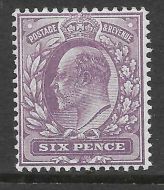 Sg 295 Spec M33(1) 6d Royal Purple (F) Somerset House UNMOUNTED MINT