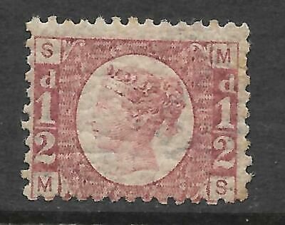 Sg 48 ½d Rose Red Plate 12 Lettered M-S UNMOUNTED MINT