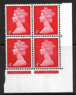 Sg U14e 4d Pre-decimal Machin with variety UNMOUNTED MINT