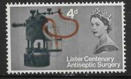 1965 Sg 667p 4d Lister - Flaw - brown shift UNMOUNTED MINT