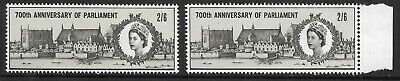 1965 Simon De Montforts Parliament 2 6 - shift of Queens head UNMOUNTED MINT