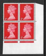Sg U14e 4d Pre-decimal Machin with variety UNMOUNTED MINT