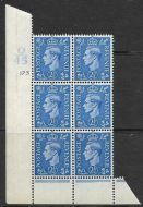 2½d Blue Cylinder Q45 173 No Dot perf 6(I P) UNMOUNTED MINT MNH