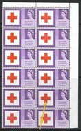 Sg 642b 1963 Red Cross 3d (Ord) Listed Flaw - Repaired Cross R5 6 UNMOUNTED MINT