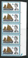 1963 Sg 640b Lifeboat 4d (Ord) Listed Variety - spot on boom UNMOUNTED MINT